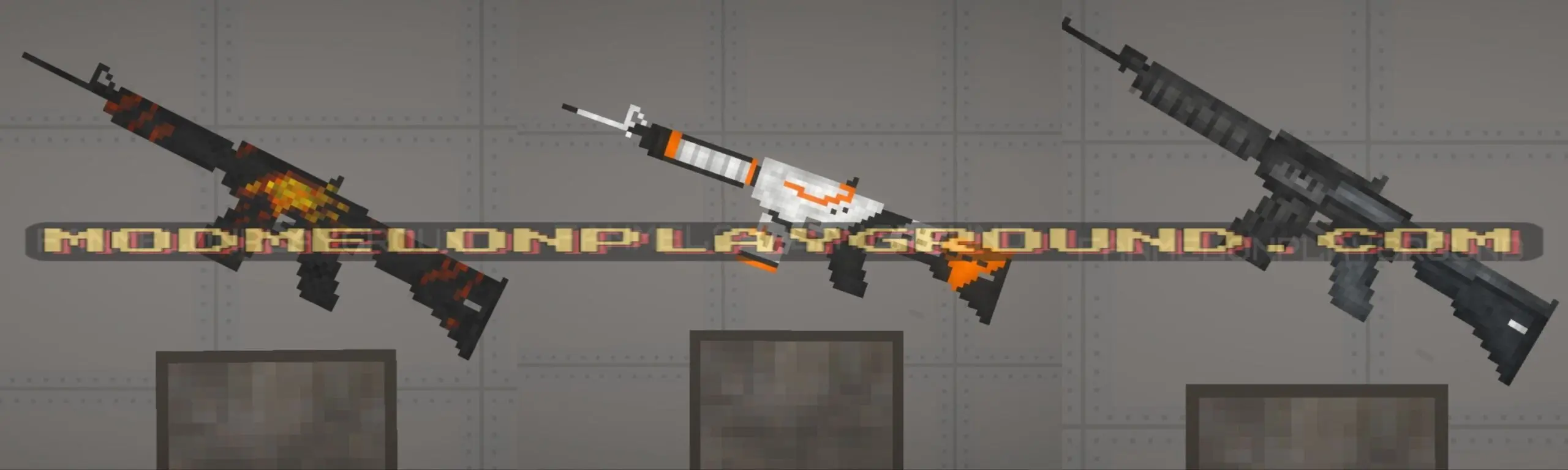 3 M4A4 assault rifle for Melon Playground