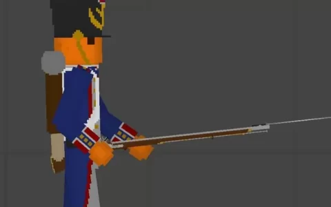 Brown Bess Musket and 1e Infanterie