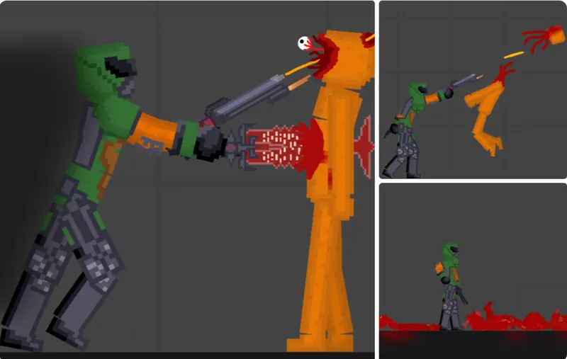 DoomGuy,Crucible and Super Shotgun