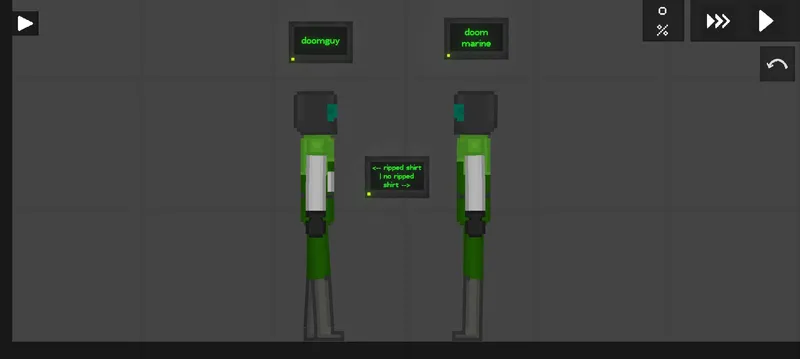 Doomguy and doom marine