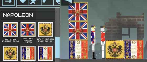Napoleonic war flag