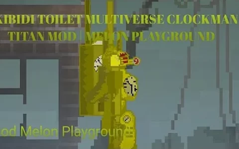 Skibidi Toilet Multiverse Titan Clock man