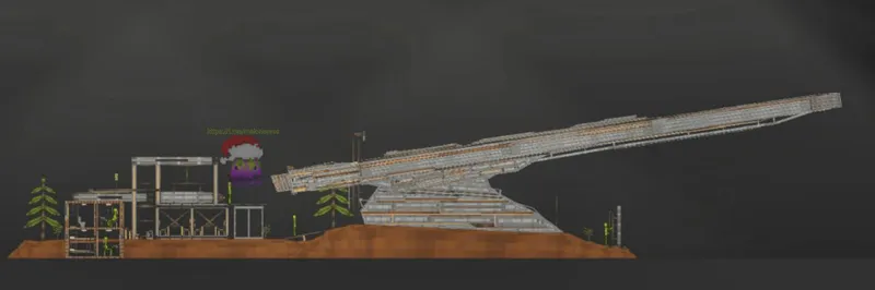 Small futuristic fictional cannon