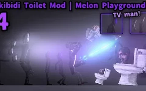 Prototype Gun W TvMan And Large TvMan