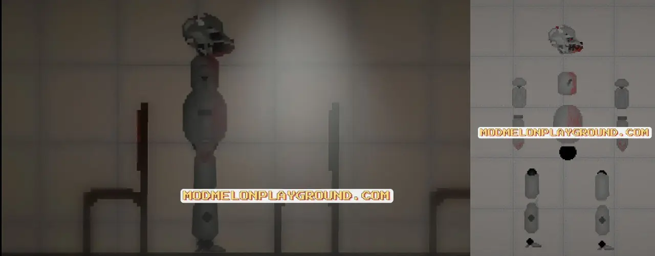 Animatronic Wolf NPC Skin For Melon Playground