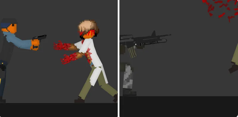 beretta and m4 weapons