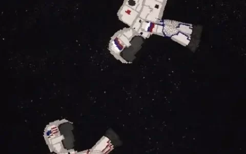 Cosmonaut And Astronaut