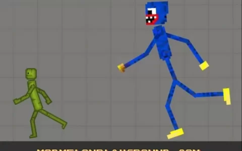 Gigantic Huggy Wuggy Melon Playground