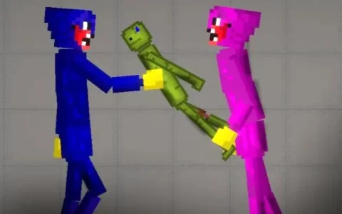 Kissy Missy and Huggy Wuggy Melon Playground