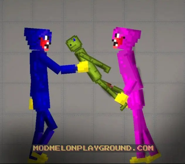 Kissy Missy and Huggy Wuggy Melon Playground