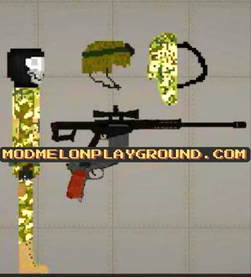 Melon Sandbox Soldier Mod