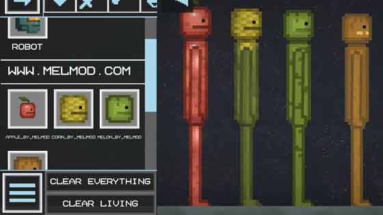 (old characters)Melon,Pumpkin,Apple,corn