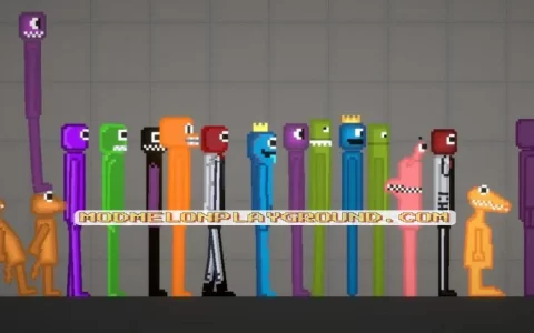 Rainbow Friends Mod For Melon Playground Sandbox