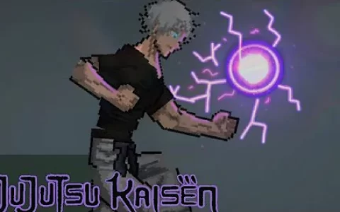 Satoru Gojo in Toji ,Red, Blue, Hollow purple Jujutsu Kaisen