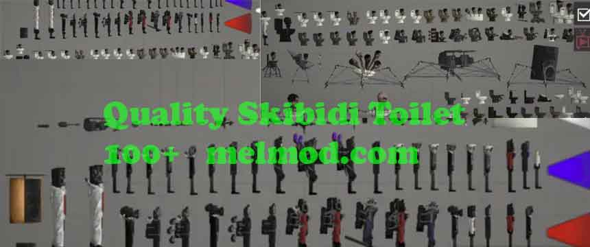 Quality Skibidi Toilet pack