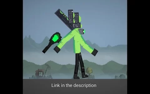 green speaker man titan