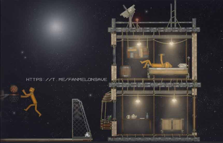 A house with a playground